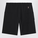 Moncler Grenoble Black Bermuda shorts with logo