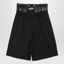 Bermuda shorts de mezcla de nailon negras Moncler X A$AP Rocky