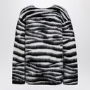 Marc Jacobs Zebra-patterned jumper in wool blend Marc Jacobs