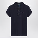 Polo Ralph Lauren Navy blue cotton polo shirt with embroidered logo