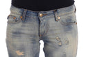 Elegant Slim Bootcut Blue Jeans
