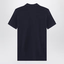 Polo Ralph Lauren Navy blue cotton polo shirt with embroidered logo