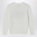 Polo Ralph Lauren White sweater with flag intarsia