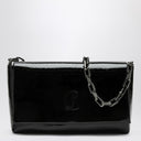 Christian Louboutin Loubi54 black patent leather clutch bag