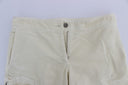 Beige Capri Cropped Chic Pants