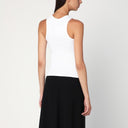 Vivienne Westwood White tank top with Orb logo