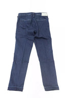 Blue Cotton Women Chino Jeans
