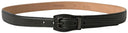 Exquisite Italian Leather Belt with Metal Buckle