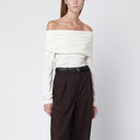 Suéter Cara de ALMADA LABEL en seda y cachemira color crema