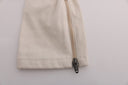 Chic White Slim Fit Denim Treasure