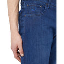 Sleek Slim Fit Dark Blue Denim Elegance