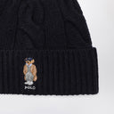 Gorro Polo Bear de lana azul marino de Polo Ralph Lauren
