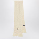Bufanda Polo Bear de Polo Ralph Lauren en lana color crema