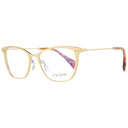 Gold Women Glasses Frame