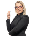 Purple Women Glasses Frame