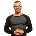 Black Men Glasses Frame