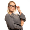 Green Women Glasses Frame