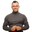 Brown Unisex Glasses Frame