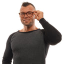 Brown Men Glasses Frame