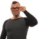 Montura de gafas para hombre negro