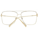 Gold Women Glasses Frame