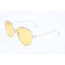 Gold Stainless Steel Sunglasses