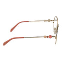 Gold Women Glasses Frame