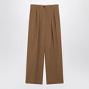 Pantalones Igor de algodón y cachemira color arena de The Row