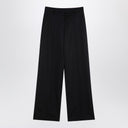 Valentino Black wool wide trousers