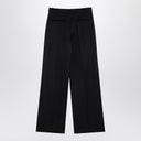 Valentino Black wool wide trousers