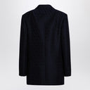 Valentino Navy blue double-breasted jacket Toile Iconographe