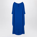 Valentino Electric blue silk midi dress