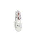 White Leather America's Sneakers Prada