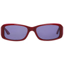 Red Plastic Sunglasses