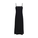 Long silk slip Dress