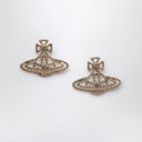Vivienne Westwood Gold Orb logo earrings