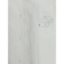 Shirt with strassed logo