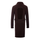 Elegant Viscose Brown Dress