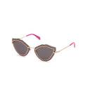 Multicolor Metal Sunglasses
