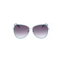 Brown Metal Sunglasses
