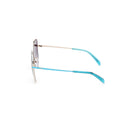 Brown Metal Sunglasses