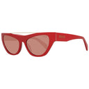 Red Metal Sunglasses
