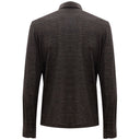 Gray Wool Polo Shirt Corneliani