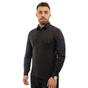 Gray Wool Polo Shirt Corneliani