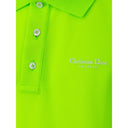 Green Cotton Polo Shirt Dior