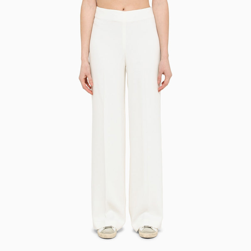 Stella McCartney Wide cream trousers