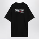 Balenciaga Over T-shirt Political campaign dirty black