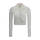 Courrèges Polo with twisted detail