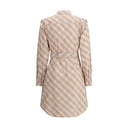 Archive Check midi Dress