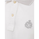 White Cotton Polo Shirt
